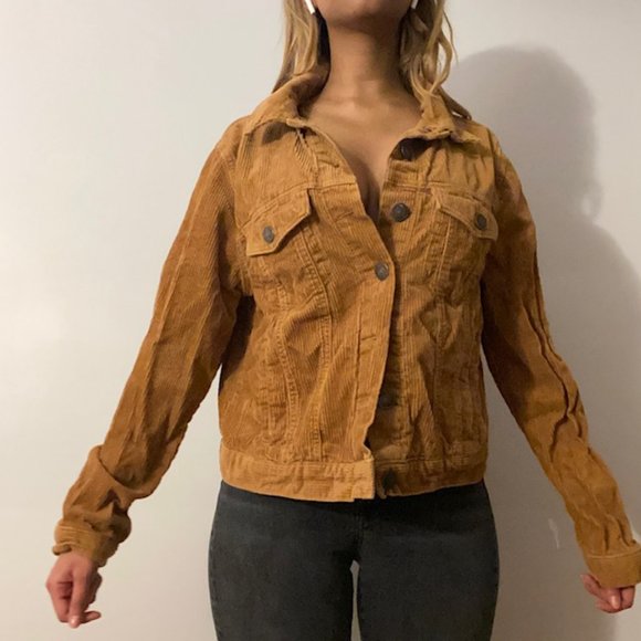 brown jean jacket - Picture 2 of 2